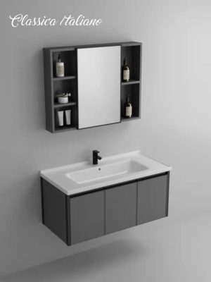 Kabinet wastafel LARISSA-90 mewah desain Italia Classica Italiano
