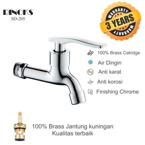 keran dinding stainles kuningan RINOKS SD-205