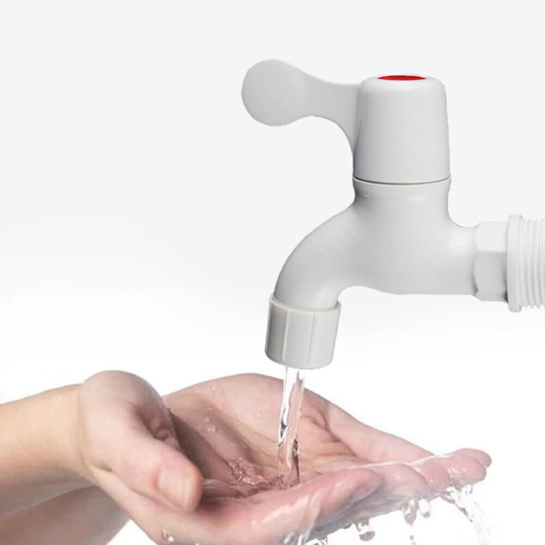 Keran tembok ABS putih Cottbus model CBF-30036