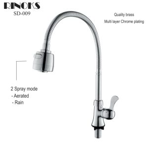 Kran meja fleksibel 2-mode RINOKS SD-009