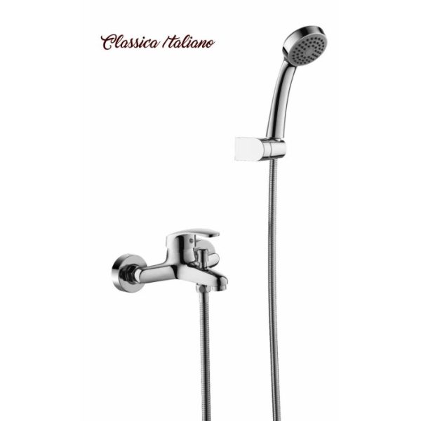 Classica Italiano keran shower tiang set mixer panas dingin anti karat