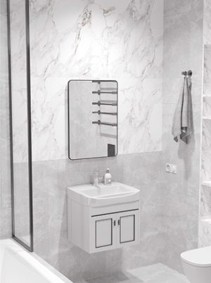 Wastafel kabinet aluminium KALAMARIA