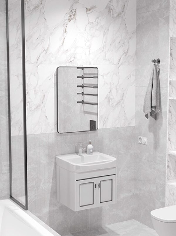 Wastafel kabinet aluminium KALAMARIA