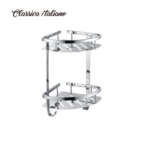 Classica Italiano rak sudut kuningan 2-susun model B-14