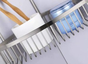 Rak kamar-mandi sudut kuningan model B-13 Classica Italiano