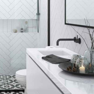 Wastafel keramik tanam kotak Classica Italiano model TC-025