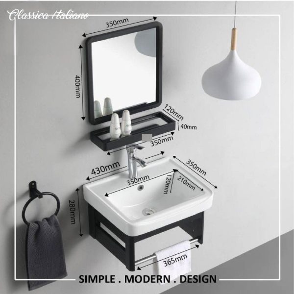 Kabinet wastafel modern minimalis Classica Italiano KAVALA