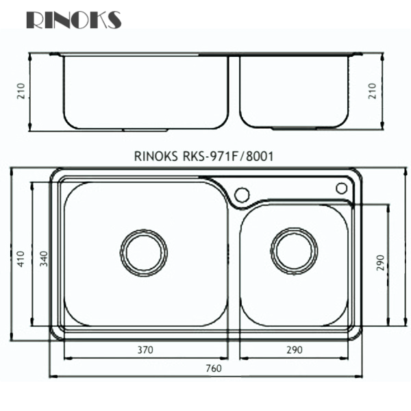 Bak cuci piring 2 lubang Stainless tebal bonus afur bonus siphon