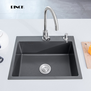 RINOKS wastafel cuci piring stainles nano black SB-6045BK