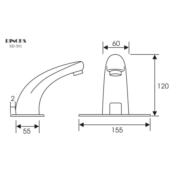 Kran sensor gerak RINOKS model SD-501