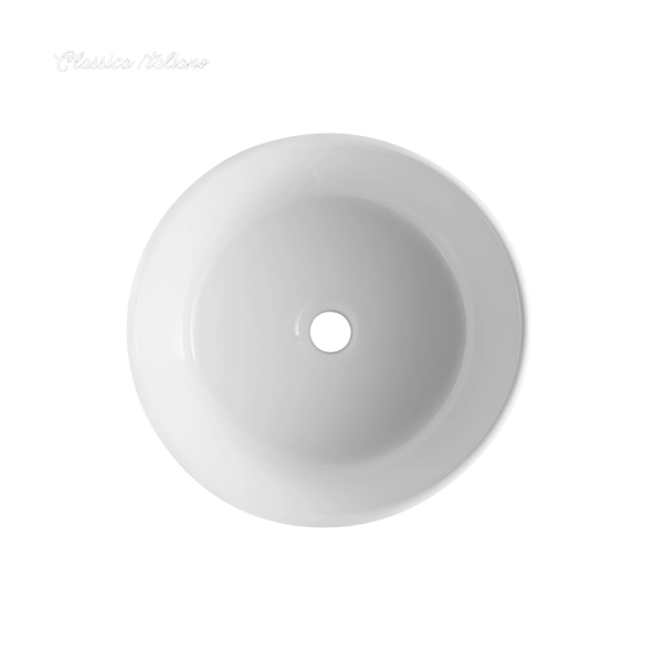 Wastafel keramik motif labirin bulat Classica Italiano TC-100