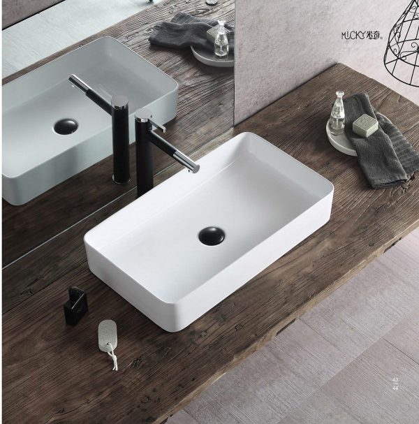 Wastafel kotak desain Italia keramik Classica Italiano TC-228