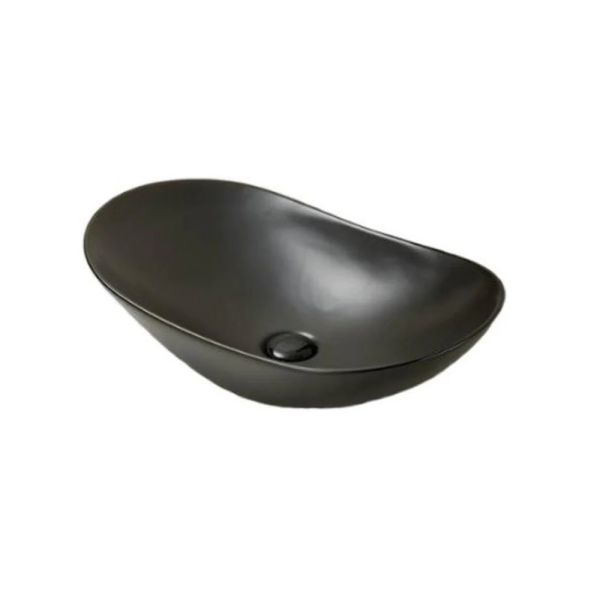 Art basin oval hitam Classica Italiano TC-236BK