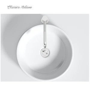 Wastafel bulat modern minimalis keramik Classica Italiano model TC-Dino