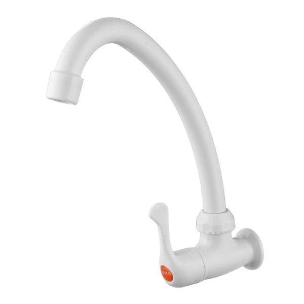 Keran dinding ABS putih model CWF-30065