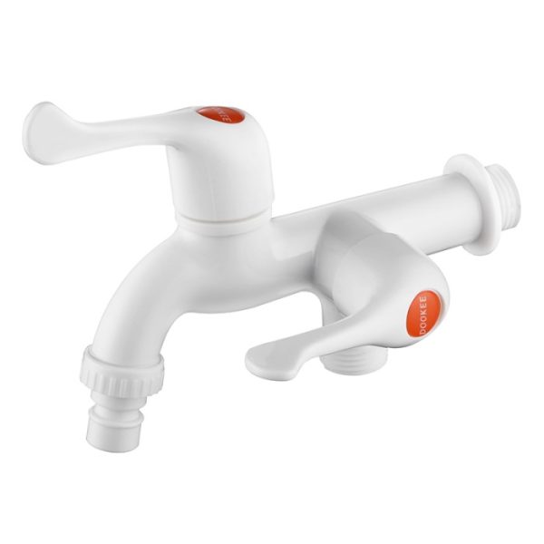 Kran double abs putih RENO model CWF-30046