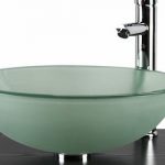 Wastafel kaca bulat Classica-Italiano frosted