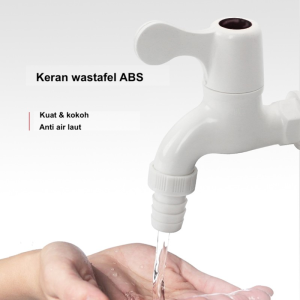 Keran taman ABS putih tembok model CWF-30033