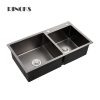 RINOKS Kitcen Sink 2 Lobang DB-8045BK