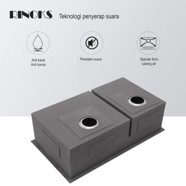 Peredam suara handmade 2 lubang