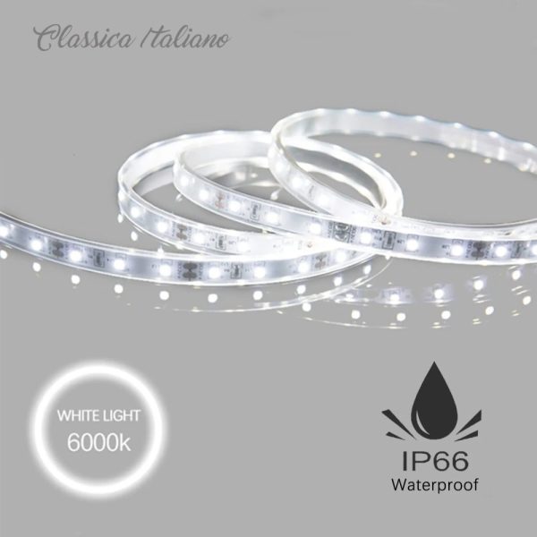 Cermin LED sentuh oval Classica Italiano model CR-j07