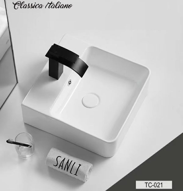 Wastafel art basin kotak Classica Italiano Model TC-021