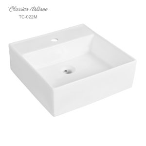 Classica Italiano Wastafel keramik kotak modern TC-022M