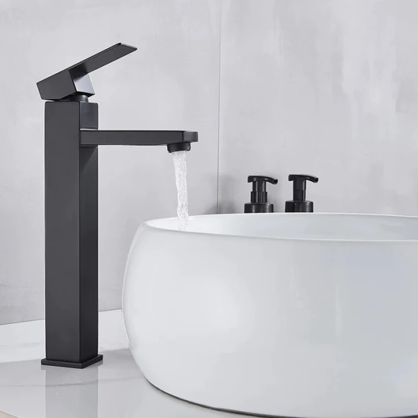 Keran mixer panas dingin stainles Classica Italiano finishing hitam 300mm