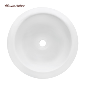 Wastafel keramik cekung bulat TC-035 Classica Italiano