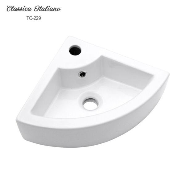 Wastafel keramik sudut modern TC-229