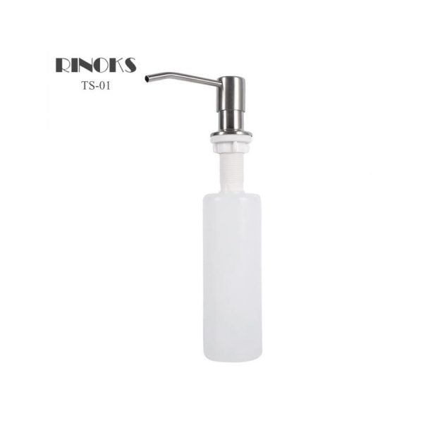 Tempat sabun pencet stainles finishing chrome RINOKS TS-01