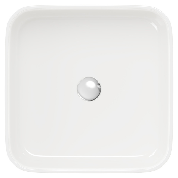 Art basin Wastafel cuci tangan keramik CLASSICA ITALIANO kotak putih anti noda