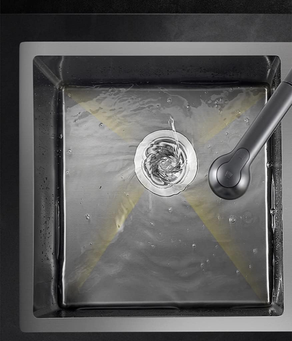 GDB-8246-RINOKS Granite kitchen sink wastafel cuci piring granit double bowl