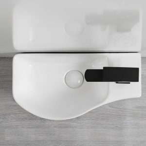 Art basin CLASSICA ITALIANO wastafel keramik gantung dinding modern top view