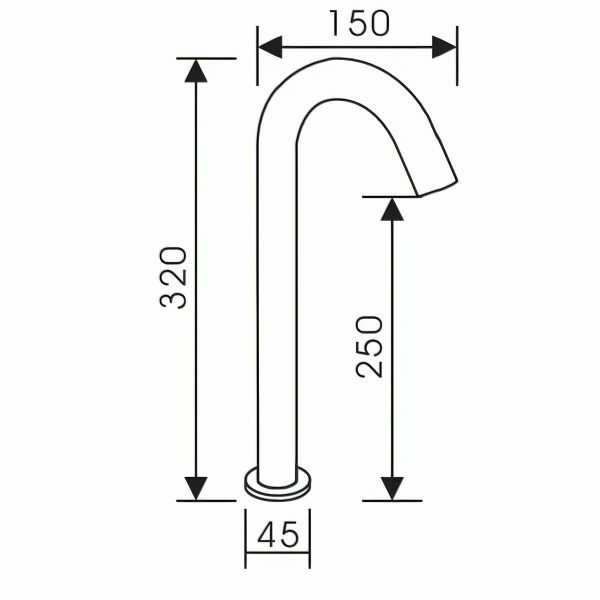 RINOKS Kran sensor gerak otomatis AC/DC SD-506-C sketch