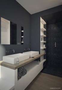 Classica Italiano Wastafel kamar mandi meja keramik mewah super putih TC-140