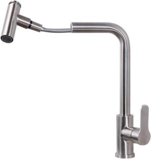 sd-742-am2 Keran dapur RINOKS tarik mixer panas dingin fleksibel Stainles SD-742