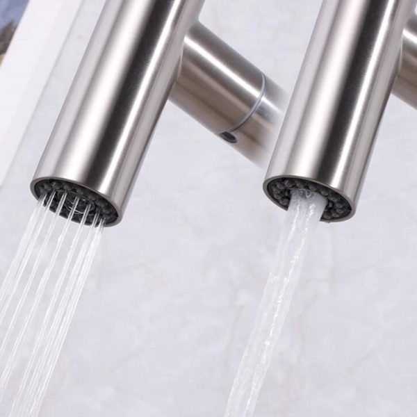 sd-742-am7 Keran dapur RINOKS tarik mixer panas dingin fleksibel Stainles SD-742