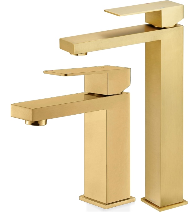 Kran wastafel stainles kuningan Classica Italiano ITL-7206-G gold