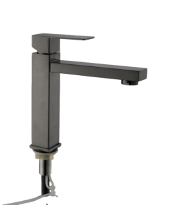 Kran wastafel stainles kuningan Classica Italiano abu gun metal grey finish