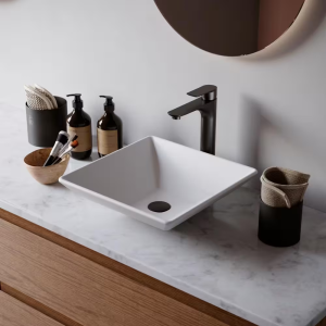 Wastafel minimalis Classica Italiano Limas segi empat TC-036