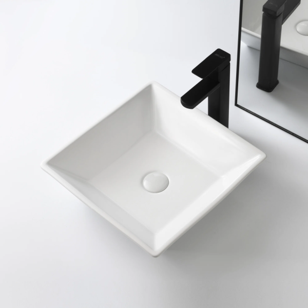 Wastafel minimalis Classica Italiano Limas segi empat TC-036