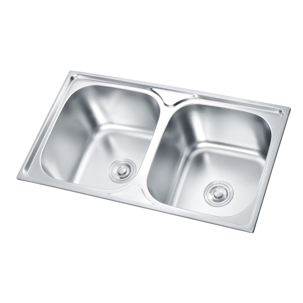 RKS-8050-RINOKS-bak-cuci-piring-2-lubang-stainles-80x50x18